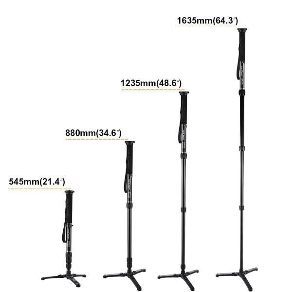 Алюминиевый монопод K&F Concept KF-MMP3134 (Нагрузка 18 кг) (KF09.037)