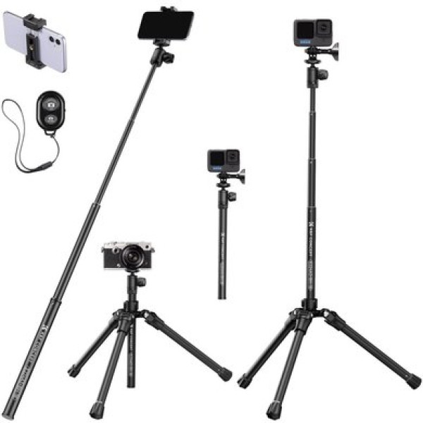 Штатив телескопический E224A3+BH18, max 4kg, h 170cm (KF09.120)