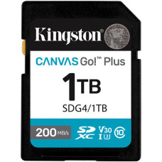 Карта памяти SDXC (UHS-1 U3) Kingston Canvas Go! Plus 1Tb class 10 A2 V30 (R200MB/s, W160MB/s)