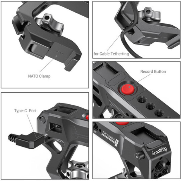 Аксессуар SmallRig NATO Top Handle with Record Start/Stop Remote Trigger for Sony Mirrorless Cameras (HTN2670)