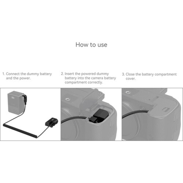 Кабель живлення SmallRig D-Tap to LP-E6NH Dummy Battery Power Cable