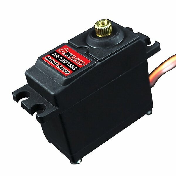 Сервопривод стандарт 60г Power HD 1201MG 13.5кг/0.20сек/360° для роботів