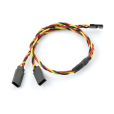 50 шт - Розгалужувач Y 22AWG для сервоприводів JR скручений (30 см)