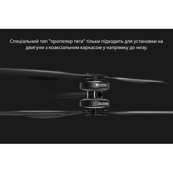 Пропеллеры складные карбоновые для коптеров T-Motor FA 18.2x5.9 толкающие (CW+CCW)
