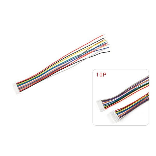 50 шт - Кабель 15см с одним коннектором Micro JST GH 1.25мм F (10 pin)