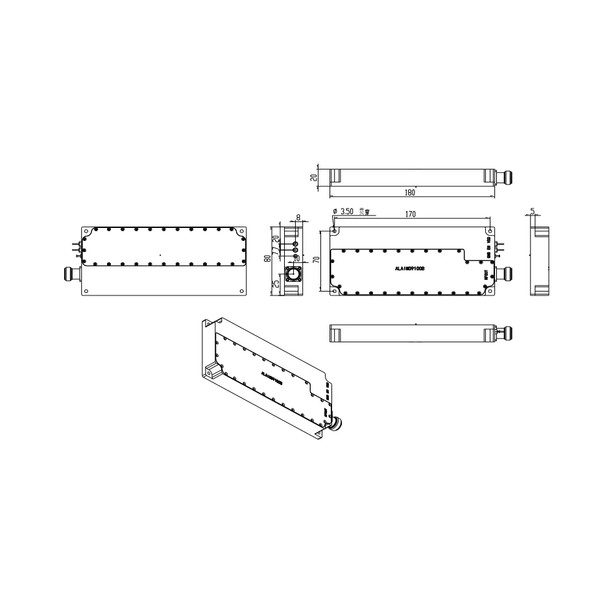 Генератор качающейся частоты 900 МГц SZHUASHI YJM09100B 24В (100 Вт)