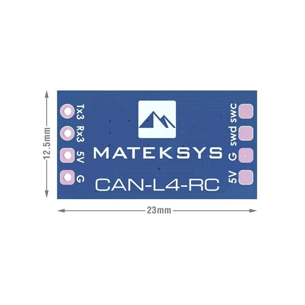 Интерфейс UART-CAN Matek CAN-L4-RC для приемников радиоуправления
