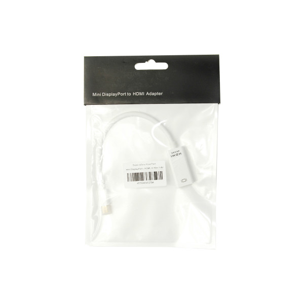 Переходник міні DisplayPort до HDMI Power Plant (KD00AS1279)