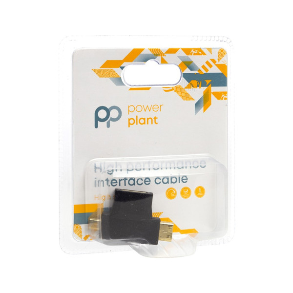 Переходник HDMI (F) to mini HDMI (M) / micro HDMI (M) Power Plant (CA912056)
