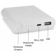 Мобильный аккумулятор Extradigital ED-86 (10 400 mAh) Silver