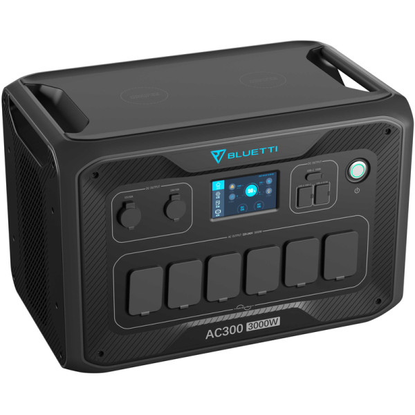 Зарядная станция Bluetti AC300 3000W + аккумуляторный модуль B300 3072Wh, 853333mAh