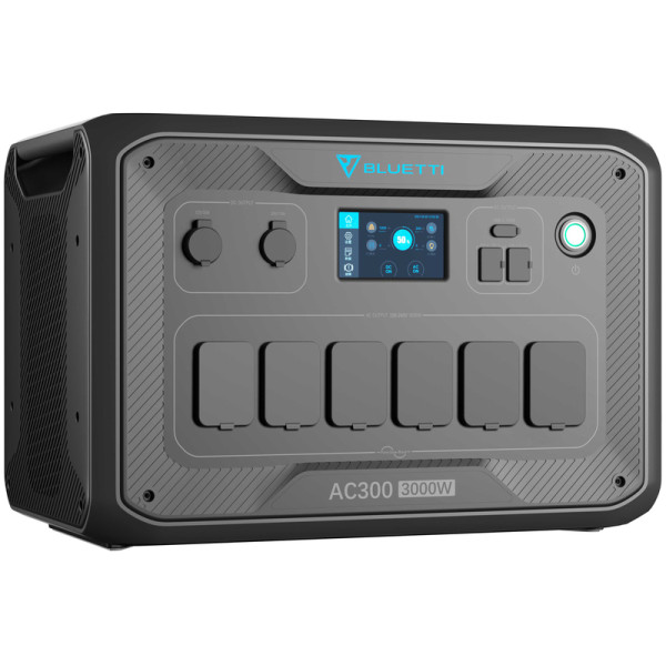 Зарядная станция Bluetti AC300 3000W + аккумуляторный модуль B300 3072Wh, 853333mAh