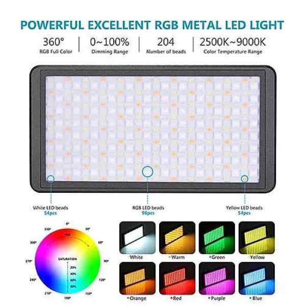 Накамерне RGB світло Soonwell P9