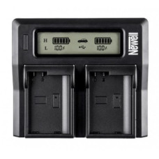 Зарядное устройство NEWELL LCD Dual Charger для LP-E6 (charger LP-E6) (NL0348)