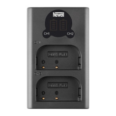 Двойное зарядное устройство Newell LCD-USB-C для DMW-BLF19 (dual usb charger DMW-BLF19) (NL2116)