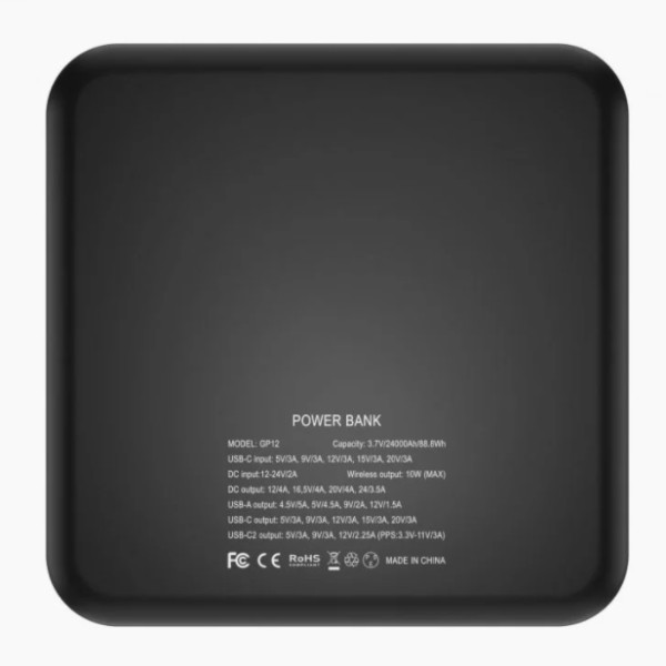 Внешний аккумулятор Newell Power Bank GP12 24000 mAh PD 60 W (NL2680)