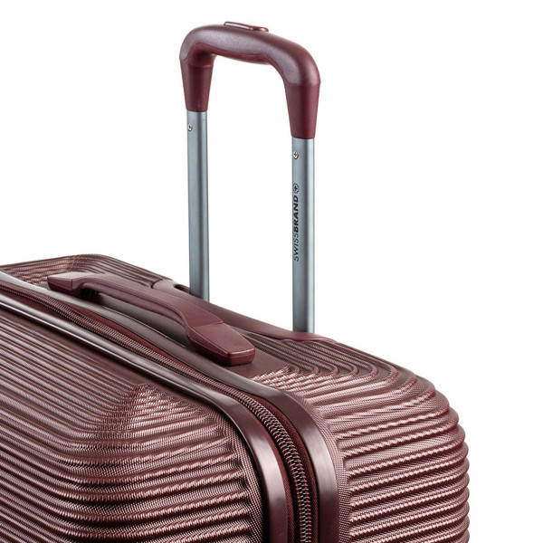 Чемодан Swissbrand Каїр (S) вишневий (SWB_LHCAI206S)