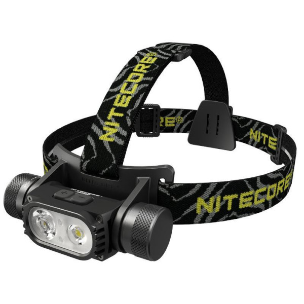 Налобный фонарь фокусируемый Nitecore HC68 (Luminus LED + RED LED, 2000 люмен, 16 режимов, 1x18650, USB-C)