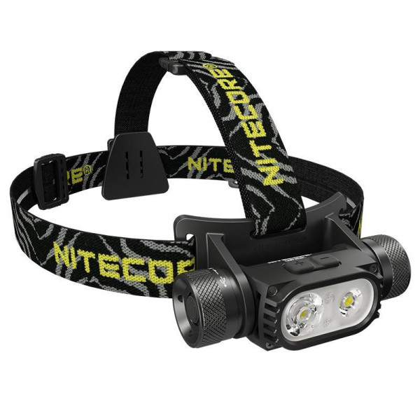 Налобный фонарь фокусируемый Nitecore HC68 (Luminus LED + RED LED, 2000 люмен, 16 режимов, 1x18650, USB-C)