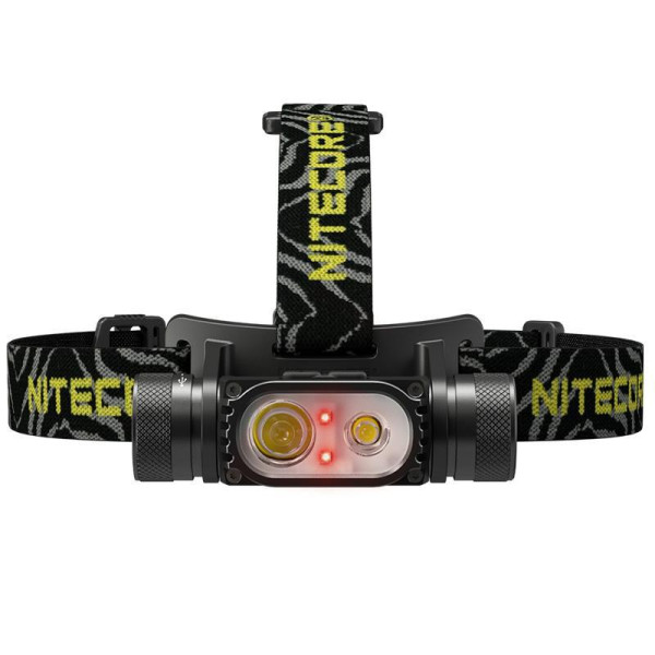 Налобный фонарь фокусируемый Nitecore HC68 (Luminus LED + RED LED, 2000 люмен, 16 режимов, 1x18650, USB-C)