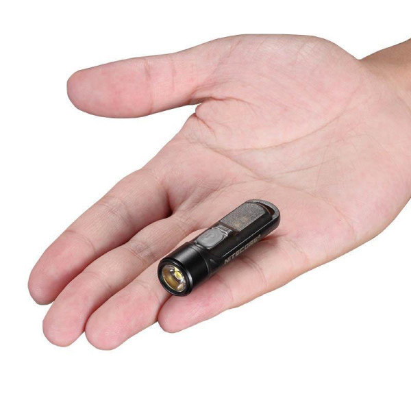 Брелочный фонарь Nitecore TIKI LE (Osram P8 + Red + Blue LED, 300 люмен, 7 режимов, USB-C), черный