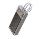 Внешний аккумулятор HOCO J104A Discovery edition 22.5W fully compatible power bank with cable(20000mAh) Gray