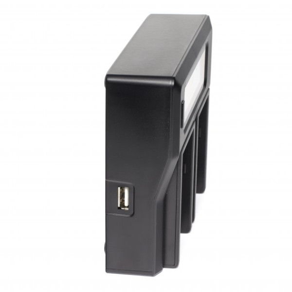 Зарядное устройство MyGear dual DC-LCD для двух аккумуляторов Canon LP-E6, AC кабель