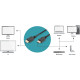 Кабель Digitus HDMI UHD 4K, w/Ethernet, type A M/M, 1 m (AK-330107-010-S)