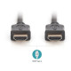 Кабель Digitus HDMI UHD 4K, w/Ethernet, type A M/M, 1 m (AK-330107-010-S)