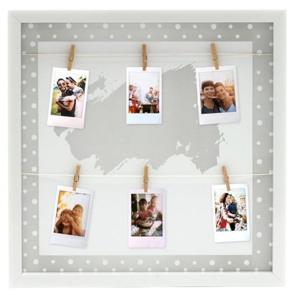 Фоторамка Fujifilm INSTAX DOT PEG FRAME Smoky White (70100139078)