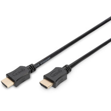 Кабель Digitus HDMI UHD 4K, w/Ethernet, type A M/M, 1 m (AK-330107-010-S)