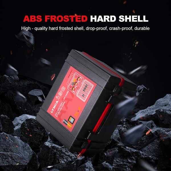 Жесткий органайзер для хранения аккумуляторов LYNCA и держатель для SD-карты D750A