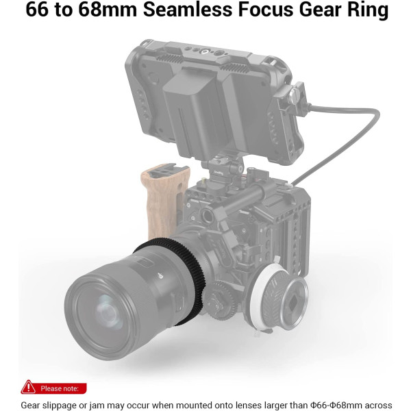 Кольцо фоллоу фокуса SmallRig Φ66-Φ68 Seamless Focus Gear Ring 3292