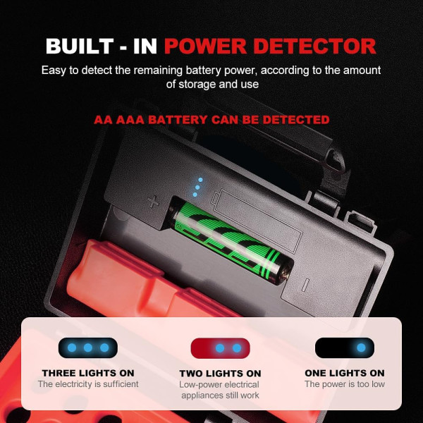 Жесткий органайзер для хранения аккумуляторов LYNCA и держатель для SD-карты D750A