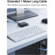 USB-хаб UGREEN CR113 USB 3.0 Hub 1m (Black) (UGR-20291)