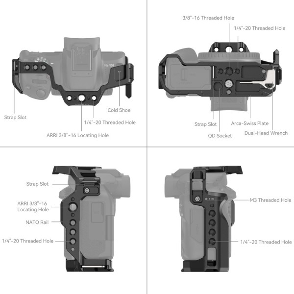 Клетка для камеры SmallRig Cage for Canon EOS R50