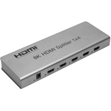 HDMI-сплитер от 1 до 4 POWERPLANT HDMI 1x4 8K/60 Гц (CA914203)
