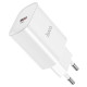Сетевое зарядное устройство HOCO N14 Smart Charging single port PD20W charger White