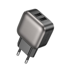 Сетевое зарядное устройство BOROFONE BAS51A Absolute dual-port charger Black