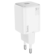 Сетевое зарядное устройство HOCO N40 Mighty single port PD20W charger White