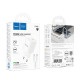 Сетевое зарядное устройство с кабелем HOCO C148A Charm single port PD30W charger set (C to C) (EU) White