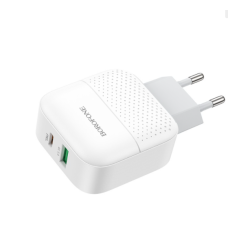 Сетевое зарядное устройство BOROFONE BA46A Premium PD + QC3.0 18W White