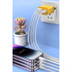 Мережевий зарядний пристрій WUW-C212 48W Charger 2 USB C + 2 USB C yellow