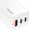 Сетевое зарядное устройство Usams US-CC110 T33 65W 3 Ports GaN Mini Fast Charger white