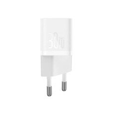 Сетевое зарядное устройство Baseus GaN5 Fast Charger(mini) 1C 30W EU White