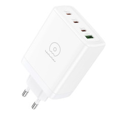 Сетевое зарядное устройство WUW-C158 1USB 3Type-C + USB A PD100W white