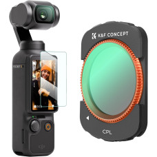 Поляризационный магнитный светофильтр K&F Concept для DJI Osmo Pocket 3 Multi Coated HD Optical Glass Filter (KF01.2532)