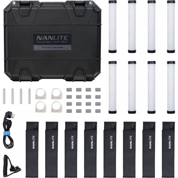 Набор света Nanlite PavoTube II 6XR RGB LED Pixel Tube Light (8-Light Kit)