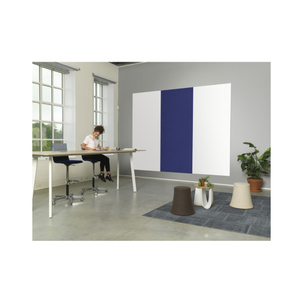 Панель стеновая шумопоглощающая 490x1980 синяя Magnetoplan Infinity Wall X Acoustics Dark-Blue (1010214)