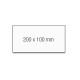 Карточки модерации прямоугольные 200x100 желтые Magnetoplan Rectangle Yellow Set (111151502)